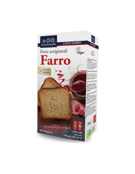 Pan tostado espelta 190 g SOTTOLESTELLE
