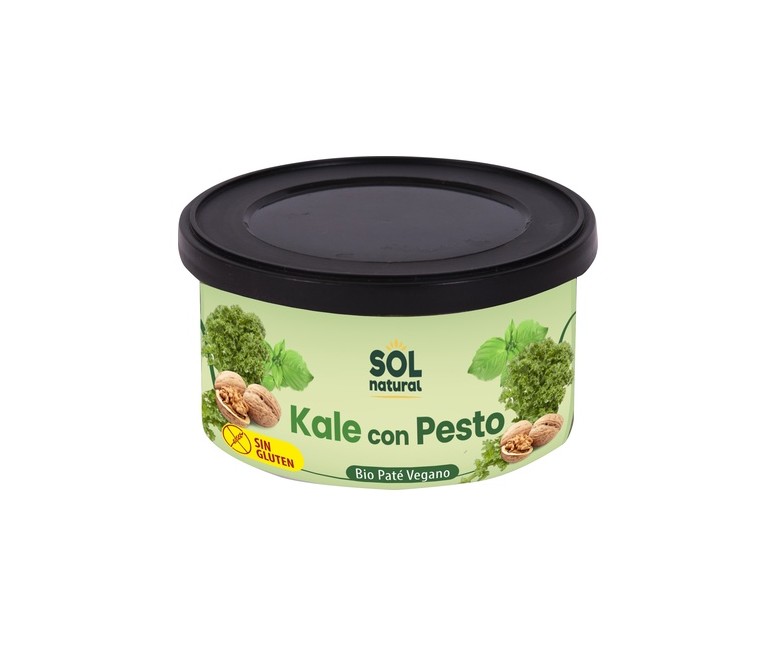 Paté vegano de kale con pesto Bio 125 g Sol Natural
