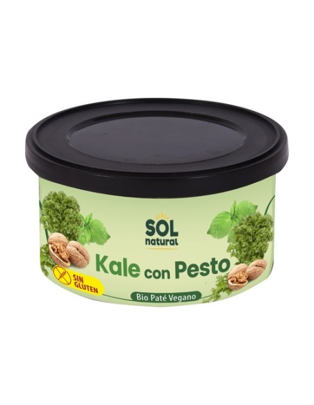 Paté vegano de kale con pesto Bio 125 g Sol Natural