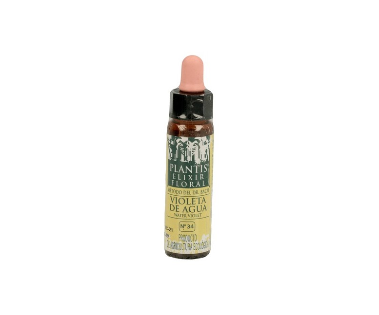 Flores De Bach Violeta Agua-34 Elixir Floral Eco 10 ml de elixir floral Plantis
