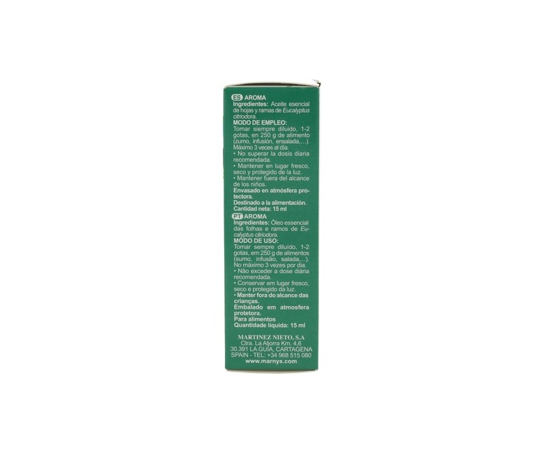 Aceite esencial de eucalipto limón 15 ml de aceite esencial MARNYS®