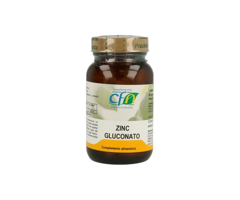 Zinc Gluconato 90 cápsulas Cfn