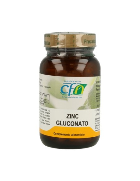 Zinc Gluconato 90 cápsulas Cfn