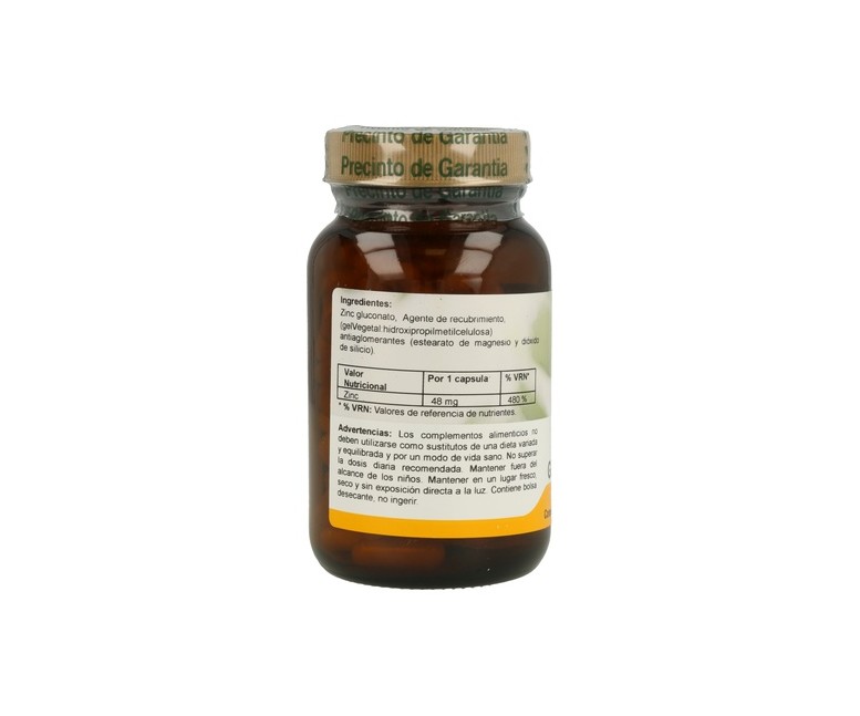 Zinc Gluconato 90 cápsulas Cfn