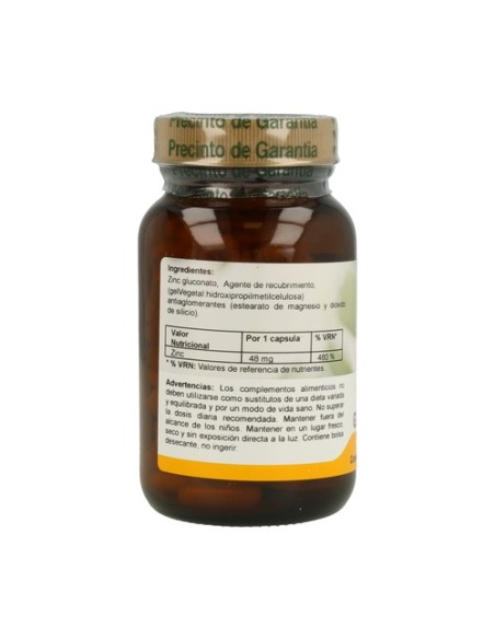 Zinc Gluconato 90 cápsulas Cfn
