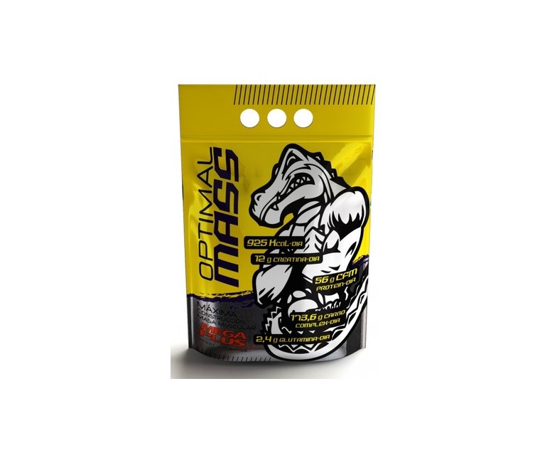 Bolsa Optimal Mass (Sabor Fresa) 1,5 kg (Fresa) Mega plus