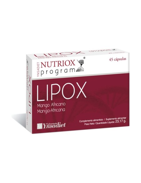 Lipox (Mango Africano) 45 cápsulas Nutriox