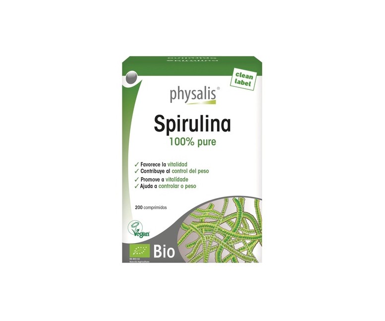 Espirulina Bio 200 comprimidos Physalis