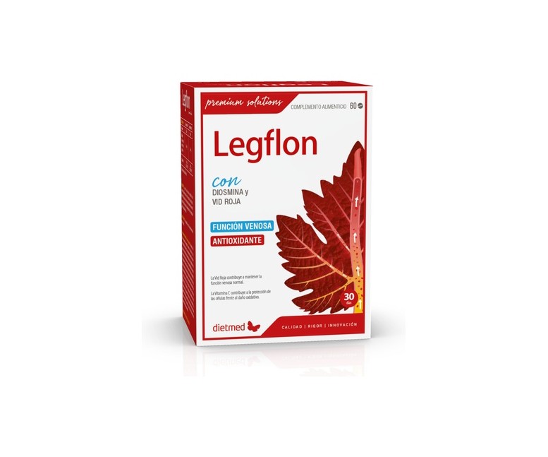 Legflon función venosa antioxidante 60 comprimidos Dietmed