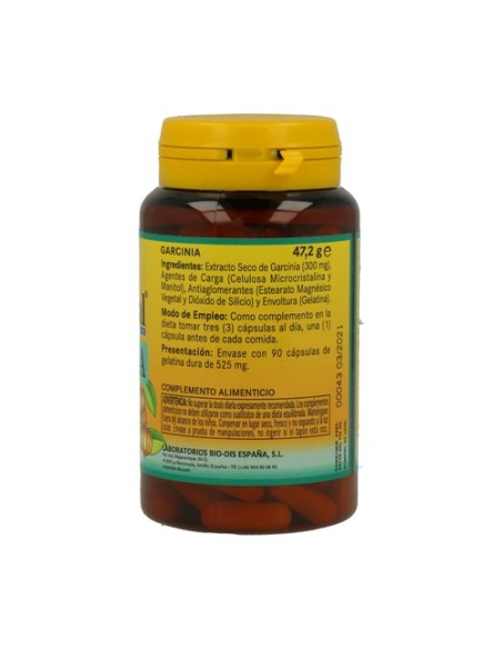 Garcinia Cambogia 90 cápsulas de 300mg Nature Essential