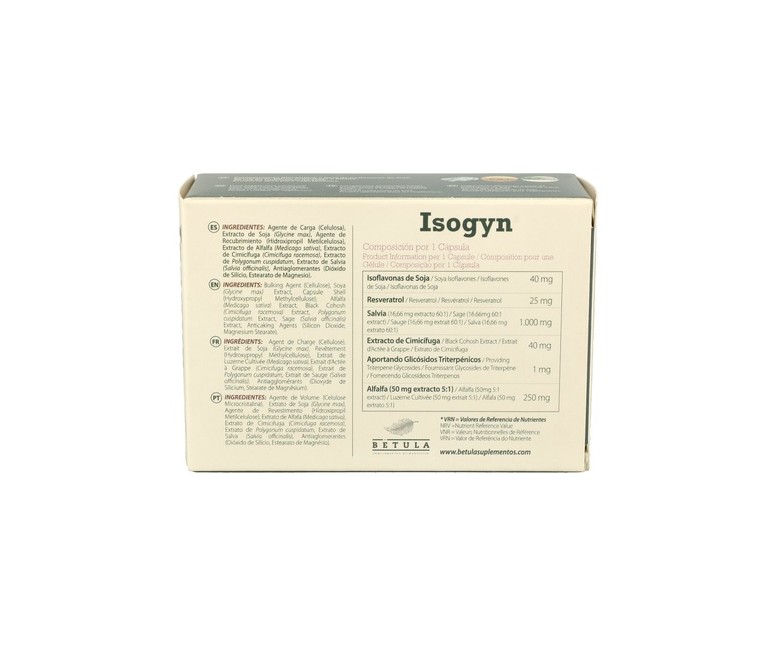 Isogyn 45 cápsulas Betula
