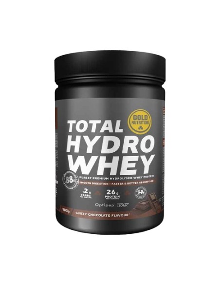Proteína whey total hydro (chocolate) 900 g de polvo (Chocolate) Gold Nutrition