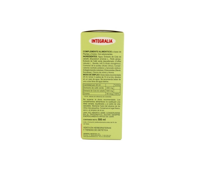 Café Verde Plus 500 ml Integralia