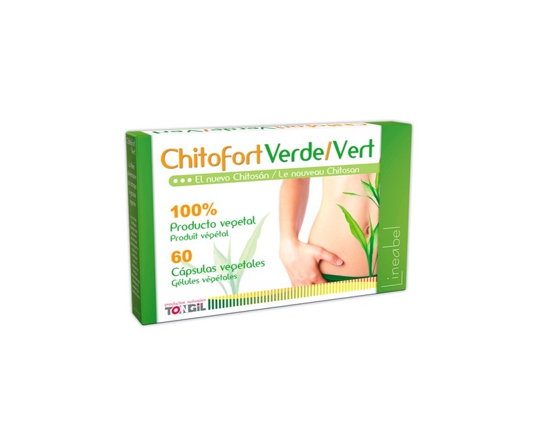 Chitofort verde 60 cápsulas vegetales de 600mg Tongil