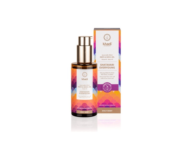 Aceite elixir ayurveda antiedad-shatavari 100 ml de aceite Khadi