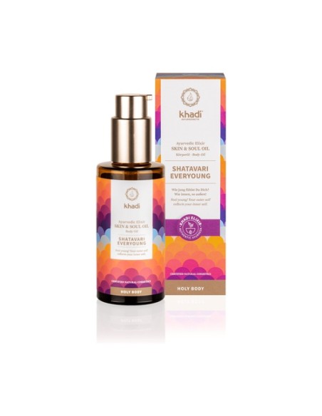 Aceite elixir ayurveda antiedad-shatavari 100 ml de aceite Khadi