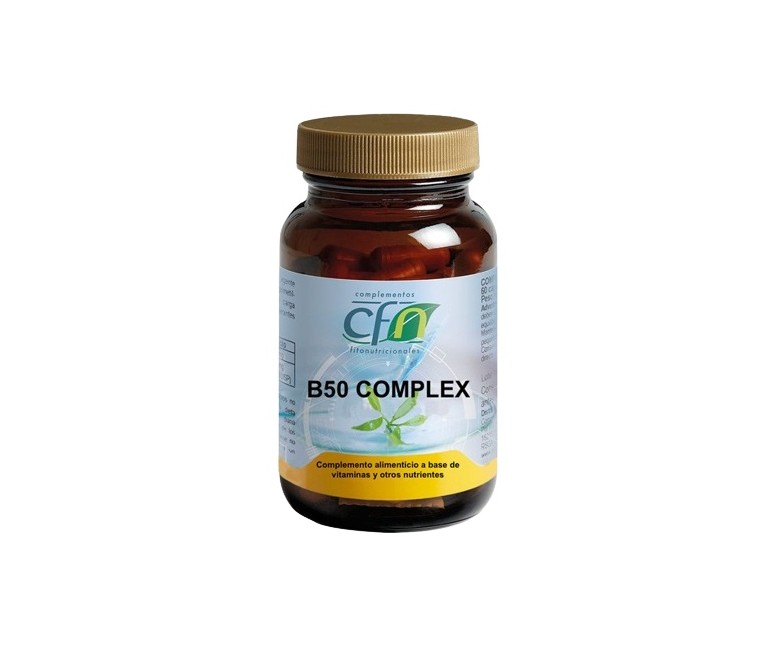 B50 Complex (vitaminas grupo B) 60 cápsulas vegetales Cfn