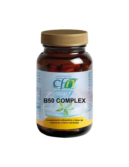 B50 Complex (vitaminas grupo B) 60 cápsulas vegetales Cfn