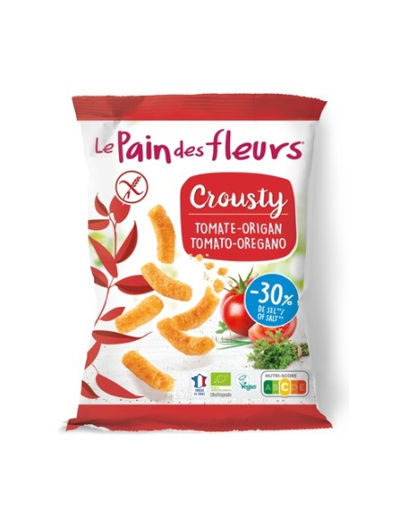 Ganchitos de tomate y orégano Bio 75 g Le pain des fleurs