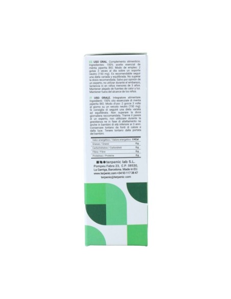 Aceite Esencial Menta Piperita Bio 5 ml Terpenic
