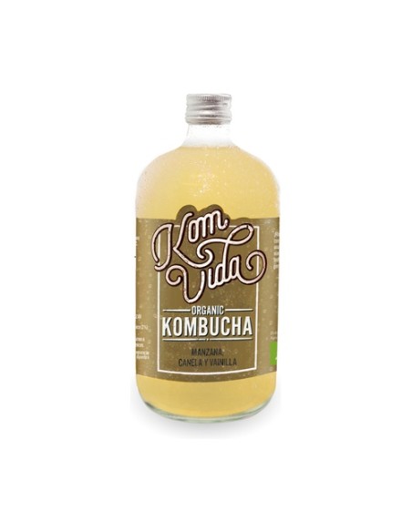 Kombucha manzana canela y vainilla 750 ml Komvida