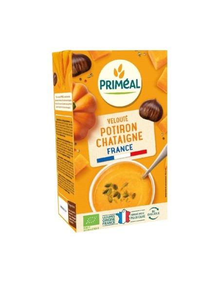 Sopa de calabaza y castañas 1 L Primeal