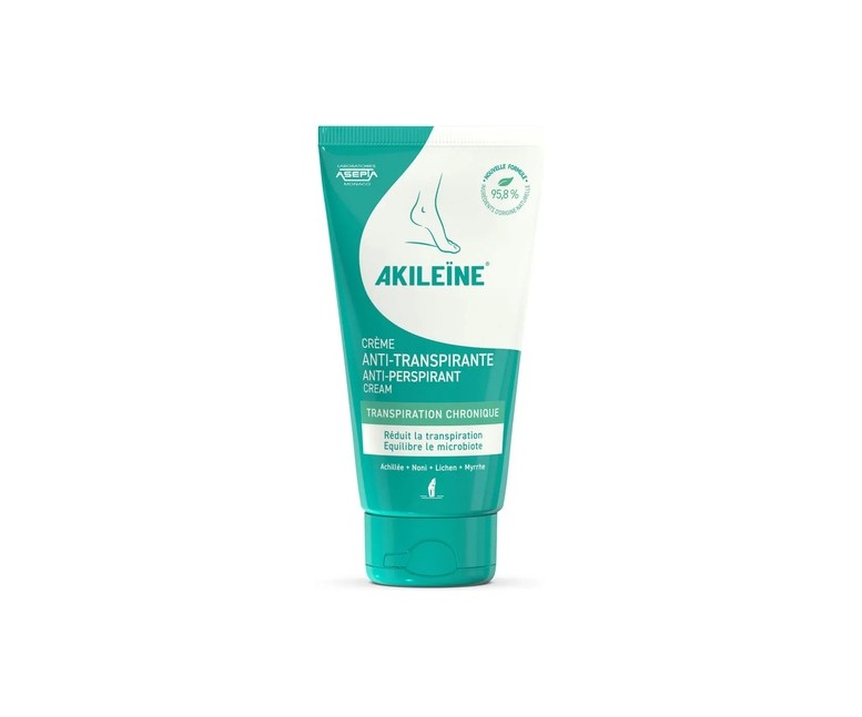 Crema anti-transpirante 50 ml de crema Akileine