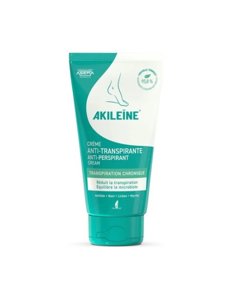 Crema anti-transpirante 50 ml de crema Akileine