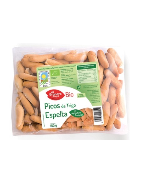 Picos de Espelta Bio 150 g El Granero Integral