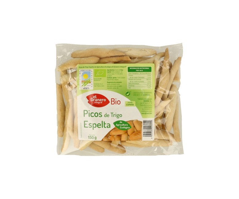 Picos de Espelta Bio 150 g El Granero Integral