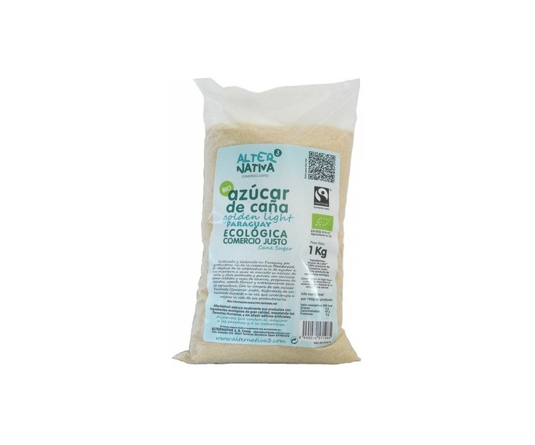 Azúcar De Caña Golden Light Bio 1 kg Alternativa3