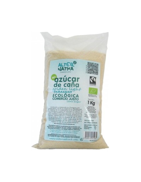 Azúcar De Caña Golden Light Bio 1 kg Alternativa3