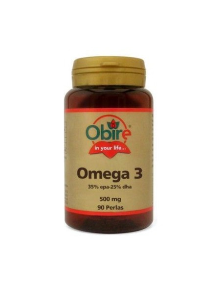 Omega 3 35% Epa 25 % Dha 500 mg 90 perlas Obire
