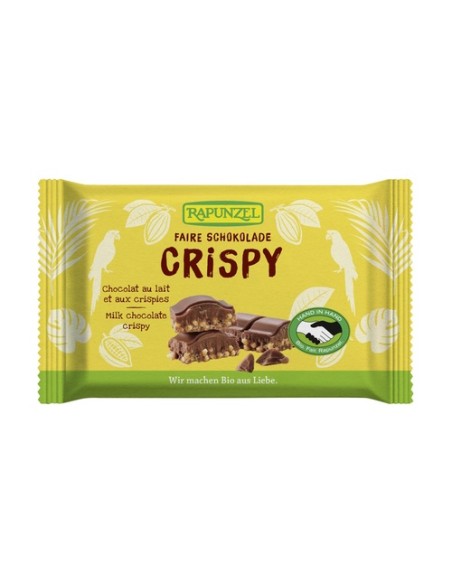 Pack Snack chocolate crispy 12 unidades de 100 g Rapunzel