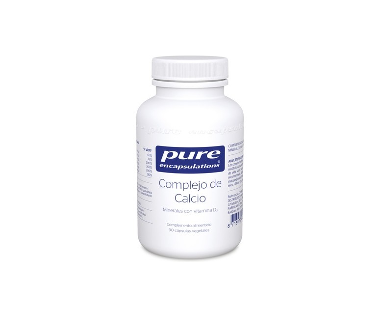 Complejo de Calcio 90 cápsulas de 1000mg Pure Encapsulations