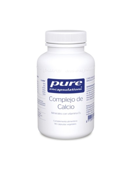 Complejo de Calcio 90 cápsulas de 1000mg Pure Encapsulations