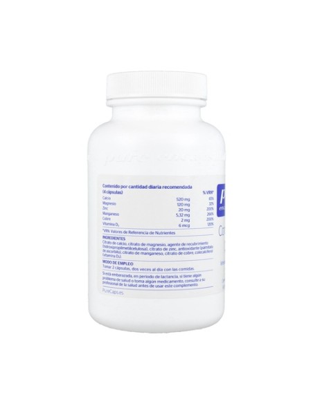Complejo de Calcio 90 cápsulas de 1000mg Pure Encapsulations
