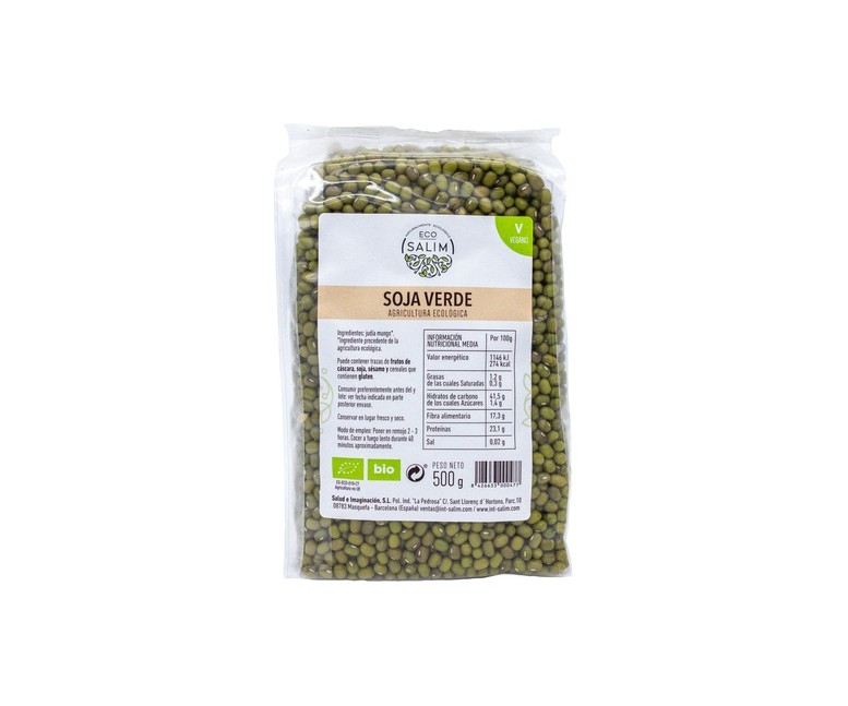 Soja verde Eco 500 g Eco Salim