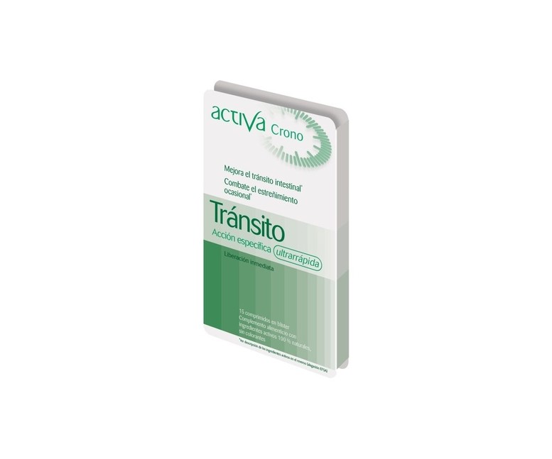 Crono transito 15 cápsulas vegetales Activa