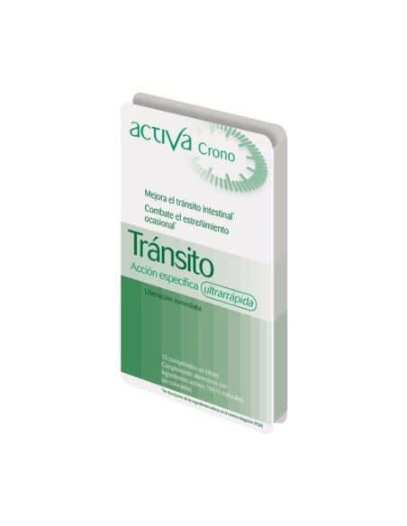 Crono transito 15 cápsulas vegetales Activa