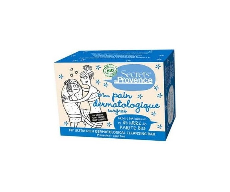 Jabón dermatológico ph neutro 90 g Secrets de Provence