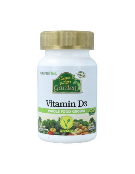 Vitamina D3 Garden 60 cápsulas Natures Plus