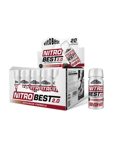 Nitrobest 20 suplemento deportivo 20 viales de 60 ml Vit.o.best