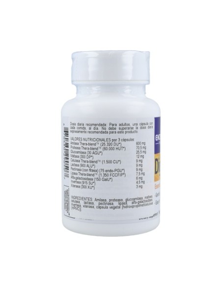 Digest Basic 30 cápsulas vegetales Enzymedica