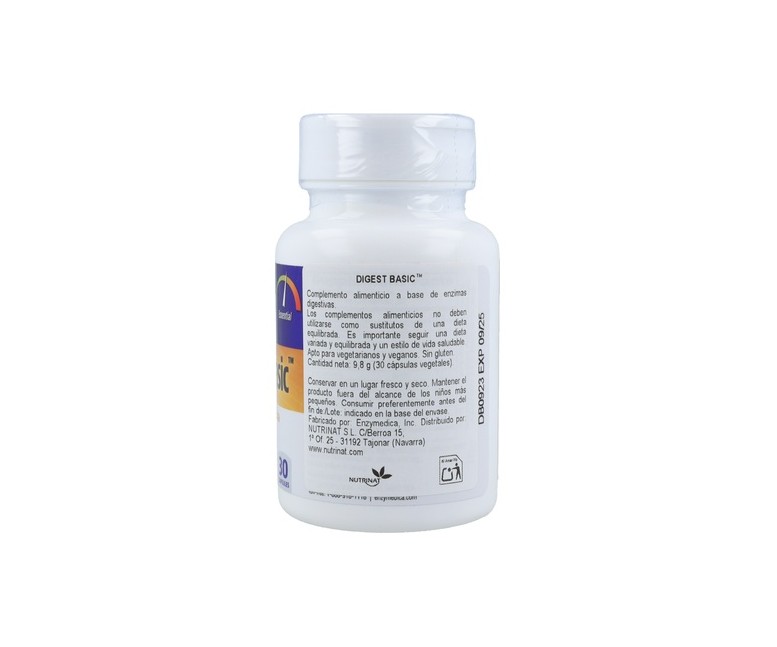 Digest Basic 30 cápsulas vegetales Enzymedica