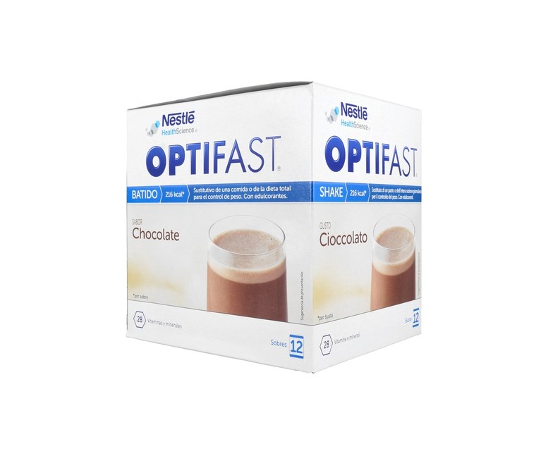 Optifast Batido Chocolate 12 sobres de 55g (Chocolate) Optifast