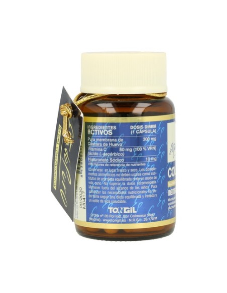 Colágeno membrana de huevo 30 cápsulas vegetales de 510mg Estado Puro
