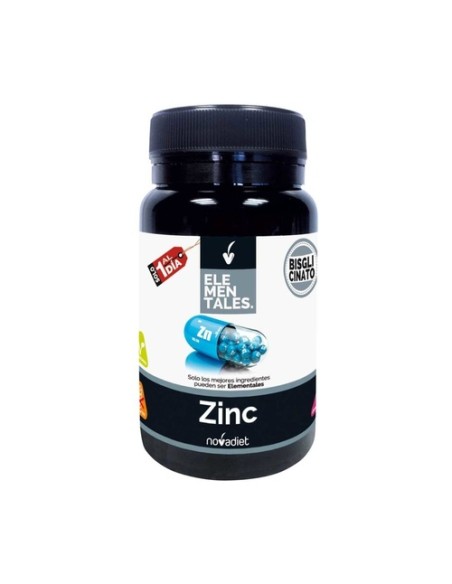 Zinc elementales 60 cápsulas Nova Diet
