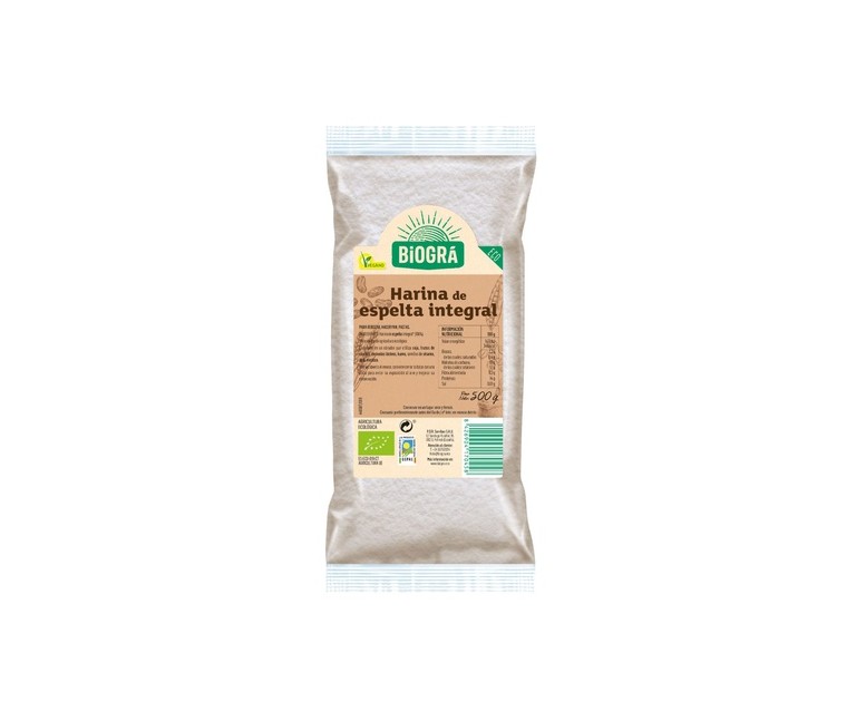 Harina de Espelta Integral Bio 500 g Biográ