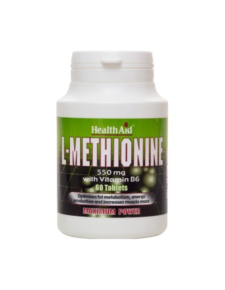 L-Methionina 60 comprimidos Health aid